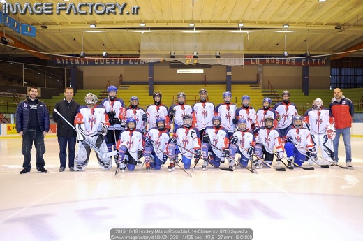 2015-10-18 Hockey Milano Rossoblu U14-Chiavenna 0216 Squadra